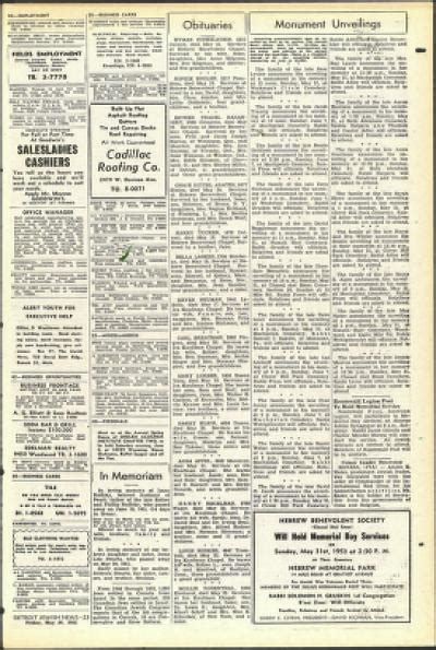 The Detroit Jewish News Digital Archives May 29 1953 Image 23