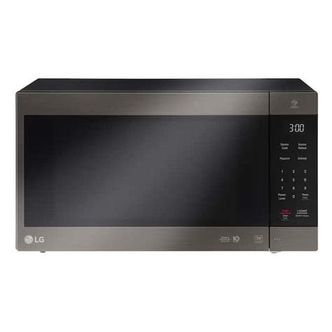 Lg Neochef Cu Ft Countertop Microwave In Black Stainless Steel With Smart Inverter