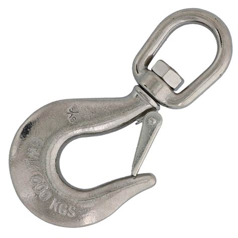 Get a full view on your clothes without having to remove it. 3/8" Stainless Steel Swivel Eye Hook
