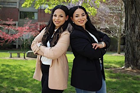 Twin Sisters Choose Public Health Twice Umass Lowell