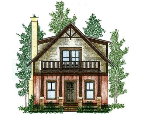 Plan 9747al Cozy Cottage With Beds Upstairs Cottage House Plans