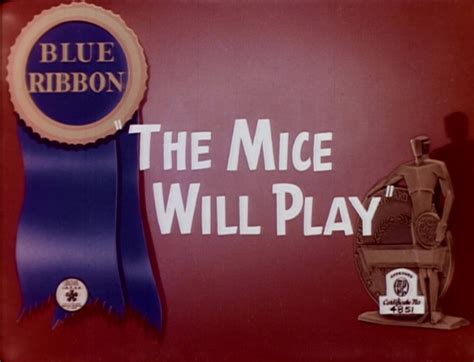 Likely Looney Mostly Merrie 227 The Mice Will Play 1938