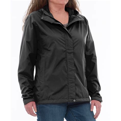 White Sierra Trabagon Rain Jacket Waterproof For Plus Size Women