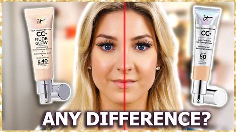 It Cosmetics Cc Nude Glow Vs Cc Original How Do They Compare Youtube