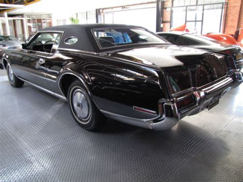 1973 lincoln continental mark iv 34239 miles black coupe 460 cu in v8 automatic classic