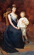 Dª María Cristina de Habsburgo y D. Alfonso XIII (boceto) – MUSEO GARNELO