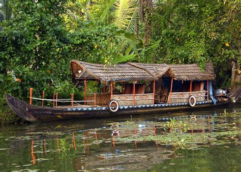 Indian Kerala Backwaters Kettuvallam Rice Boat By Nostalgic T Allan