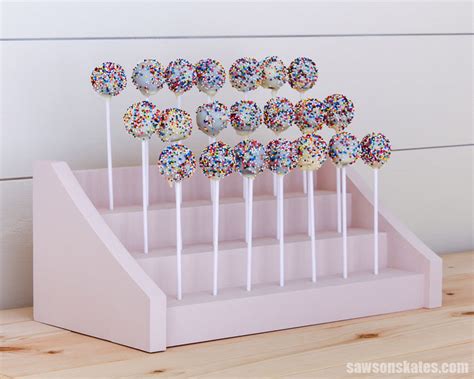 Wood Diy Cake Pop Stand With Free Template Saws On Skates®