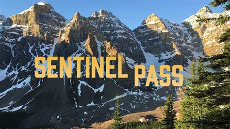 Sentinel Pass And Larch Valley Trail Banff And Moraine Lake Virtual
