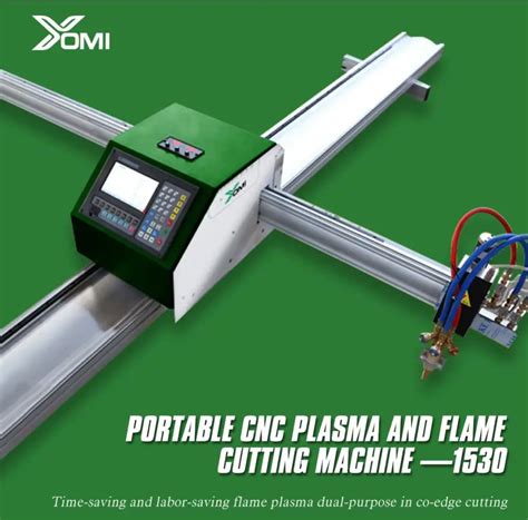 Cantilever Type Cnc Flame Plasma Cutting Machine Portable Type 1530