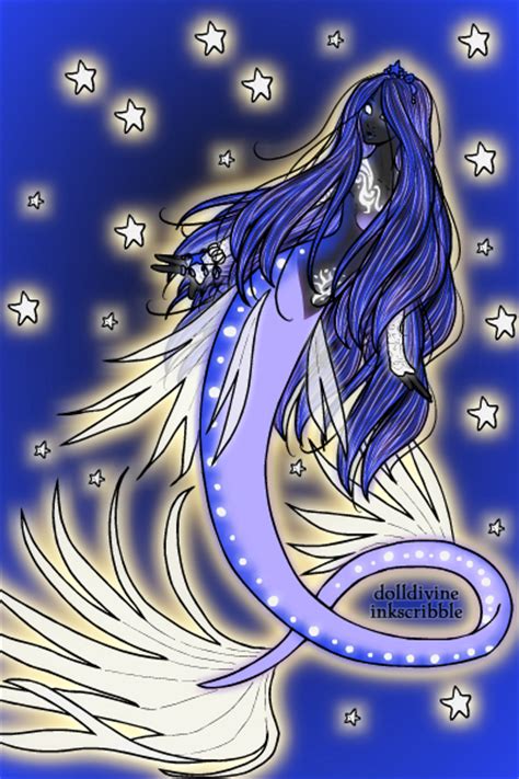 Galaxy Mermaid ~ By Lunakinesis
