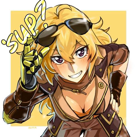 Credits To The Artist On Twitter Yang Xiao Long Rwby Anime Rwby