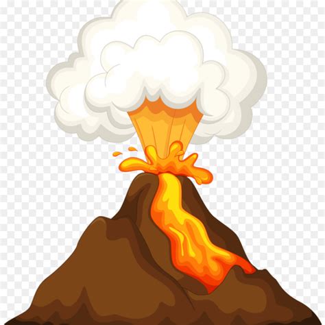 Vulcão Em Erupção Desenho