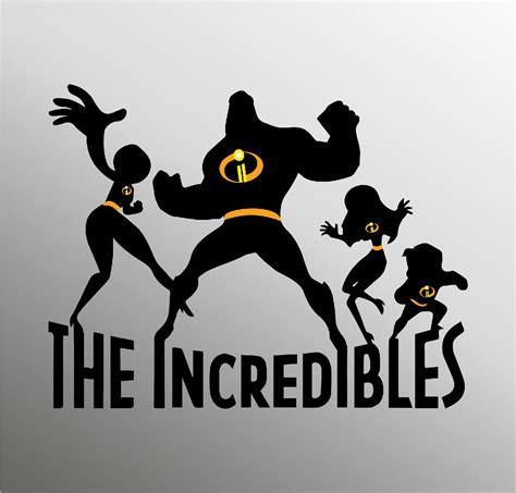 Incredibles Svg Incredibles Logo Svg Incredibles Clipart Etsy