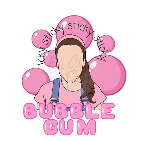 Ms Rachel Png Ms Rachel Sublimation Icky Sticky Bubble Gum Png Etsy