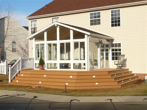 Sunroom Steps Patio Stairs Porch Step Railing Outdoor Stair Railing Riset