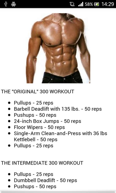 300 Workouts Spartan Br Appstore For Android