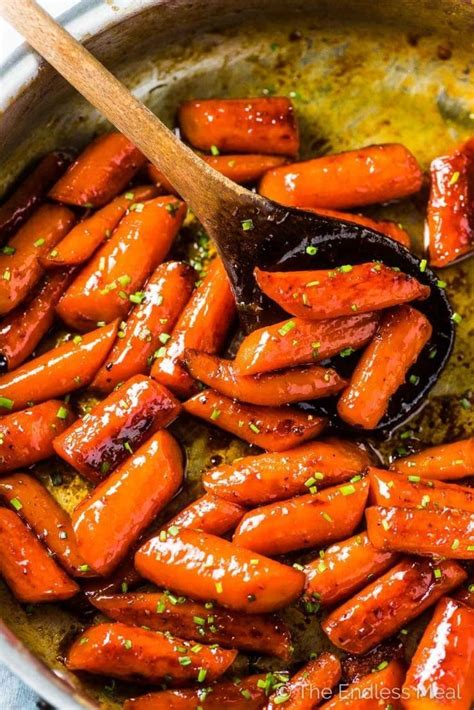 Spicy Honey Roasted Carrots Easy Side Dish Recipe Vegetable