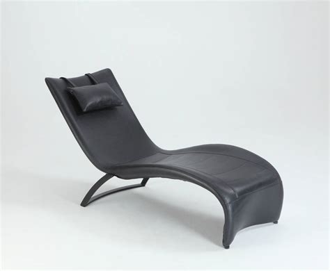 Viper Modern Pu Black Silver Metal Lounge Chair The Classy Home