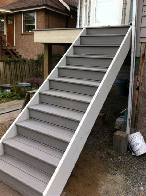 Image Result For Composite Deck Stairs Stairs Canopy Diy Stairs