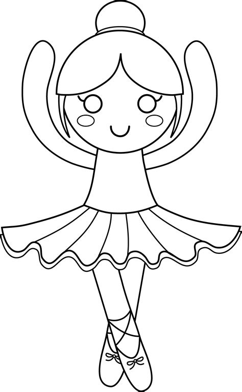 Ballerina Printable Coloring Pages