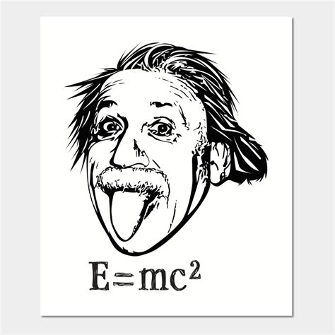 Funny Emc2 Albert Einstein Face With Tongue Out Choose From Our