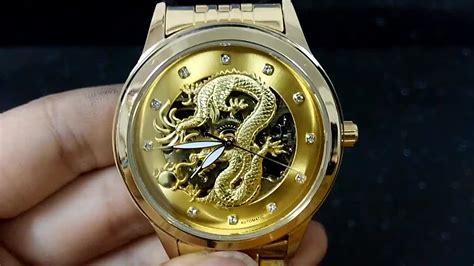 Tevise 9006 Watch Chinese Dragon Watch Automatic Mechanical Mens Watch