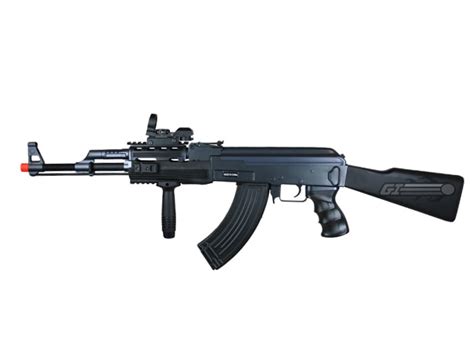 Cyma Cm028a Ak47 Ris Aeg Airsoft Rifle Black