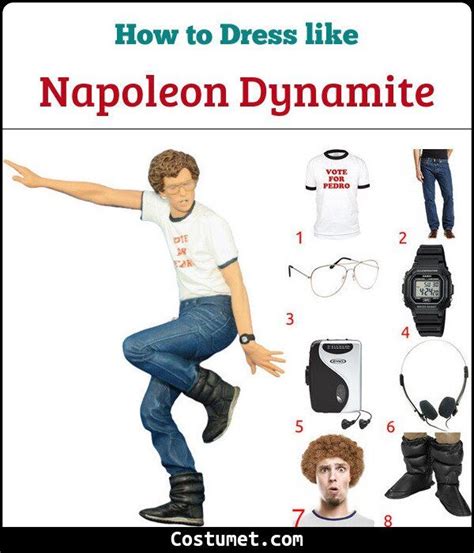 Napoleon Dynamite Costume For Cosplay Halloween 2023 Napoleon