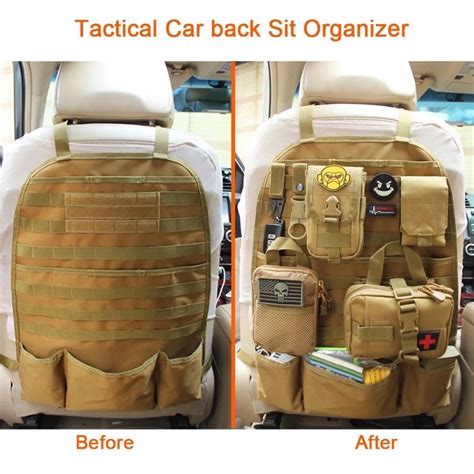 Tactical Car Back Seat Organizer Army Molle Pouch Storage Etsy