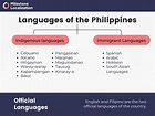 philippines official languages filipino - Rhonda Warren