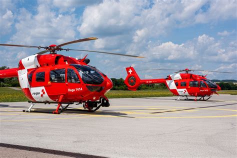 Der Neue Rega Helikopter H145 Ist Einsatzbereit Schweizerische