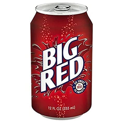 Big Red Soda Soft Drink 12oz Cans Pack Of 18