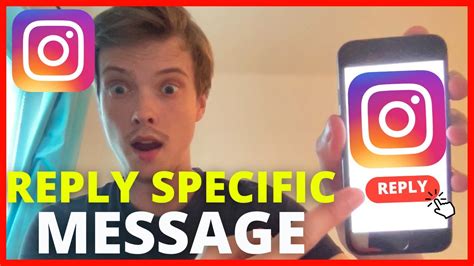 How To Reply To Specific Message On Instagram 2023 Youtube