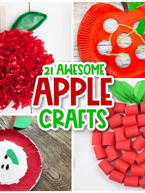 21 Easy Apple Crafts For Kids Story Simple Everyday Mom