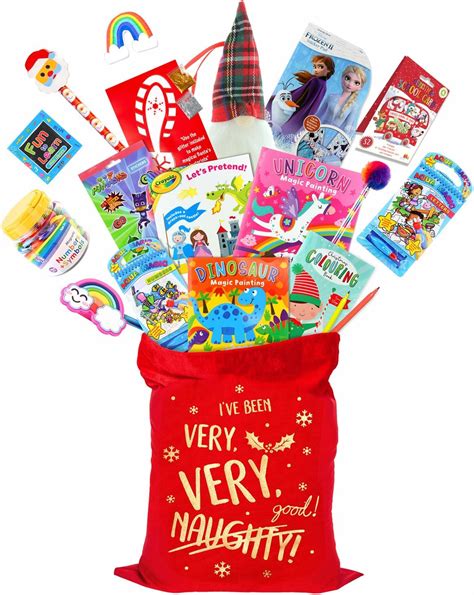 Pre Filled Christmas Sack Stockings Christmas Stocking Filled With 18 Mystery Ts 2 5 Years
