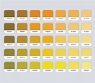 palette de couleurs ocre jaune avec hexagone 2681484 Art vectoriel chez ...