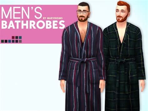 Mens Bathrobes At Marvin Sims Sims 4 Updates