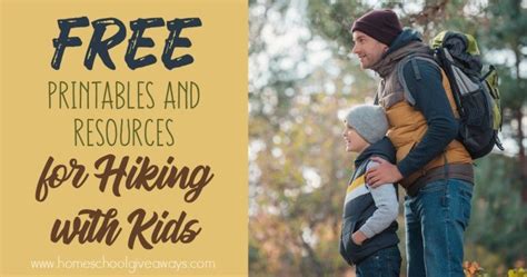 Free Printables And Resources For Hiking With Kids