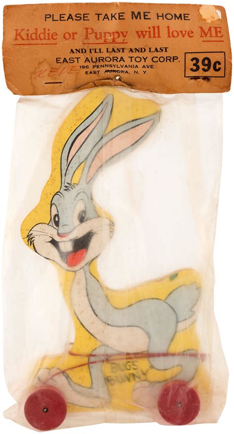 Hakes Bugs Bunny Pull Toy In Original Packaging