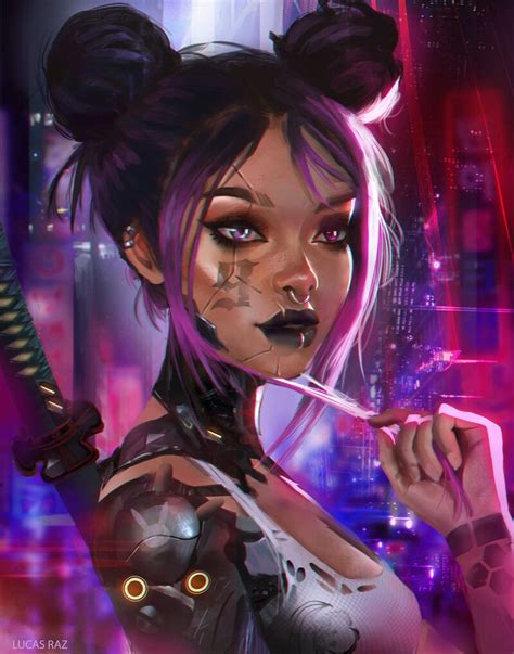 Artist Cyberpunk Girl Cyberpunk Anime Cyberpunk Art