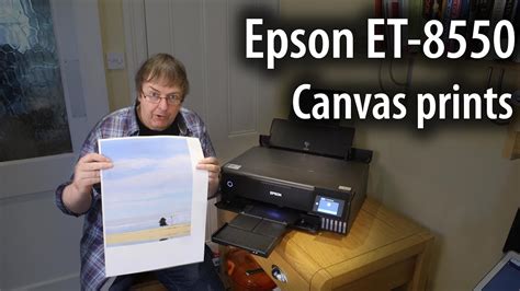 Epson Et 8550 Canvas Printing Using Epson Print Layout For An A3