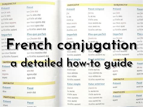 French Conjugation A Detailed How To Guide