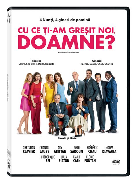 Carton plein en salles pour cette comédie sympathique qui vaut surtout pour son interprétation. Poster Qu'est-ce qu'on a fait au Bon Dieu? (2014) - Poster Cu ce ți-am greșit noi, Doamne ...