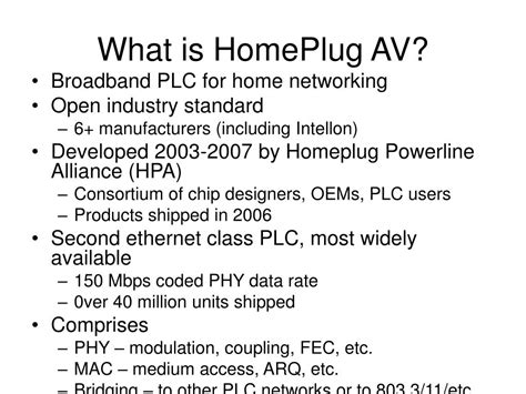 Ppt Homeplug Av Phy Powerpoint Presentation Free Download Id458606