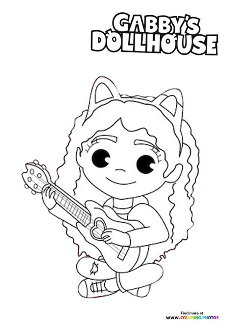 Gabys Dollhouse Coloring Pages Free And Easy Printable Coloring Sheets