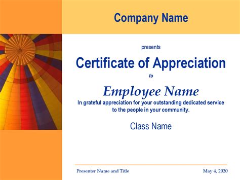 17 Certificate Of Appreciation Templates Free Certificate Templates