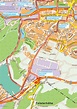 Digital City Map Saarbrücken 185 | The World of Maps.com
