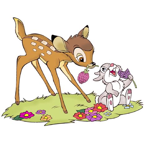 Cartoon Clip Art Bambi And Thumper Bambi Disney
