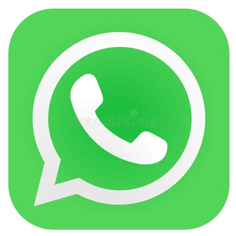 Squared Colored Round Edges Whatsapp Logo Icon Editorial Photography